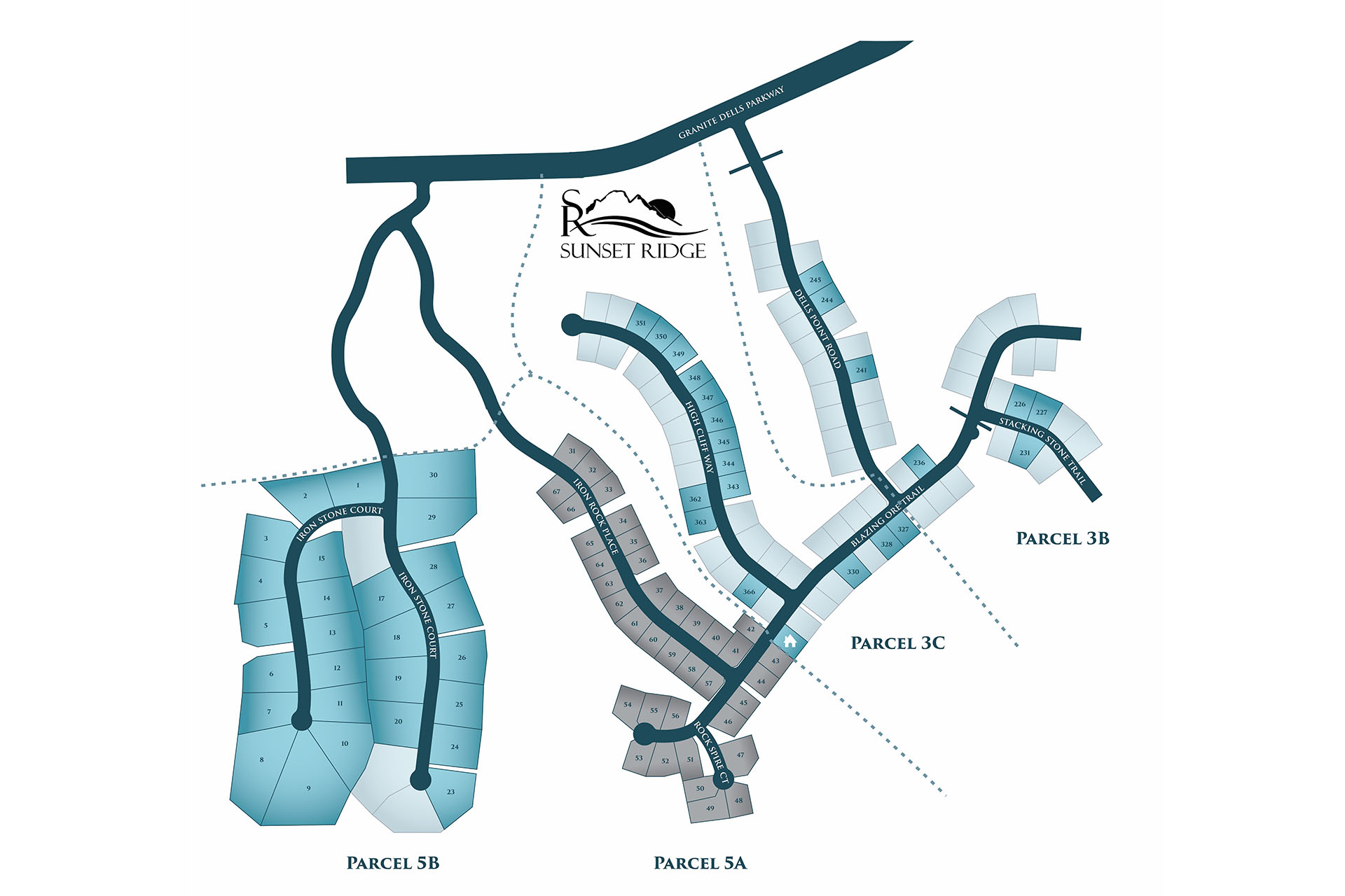 Site Map | Granite Dells Estates in Prescott, AZ by Capstone Homes