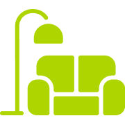 couch graphic with lamp